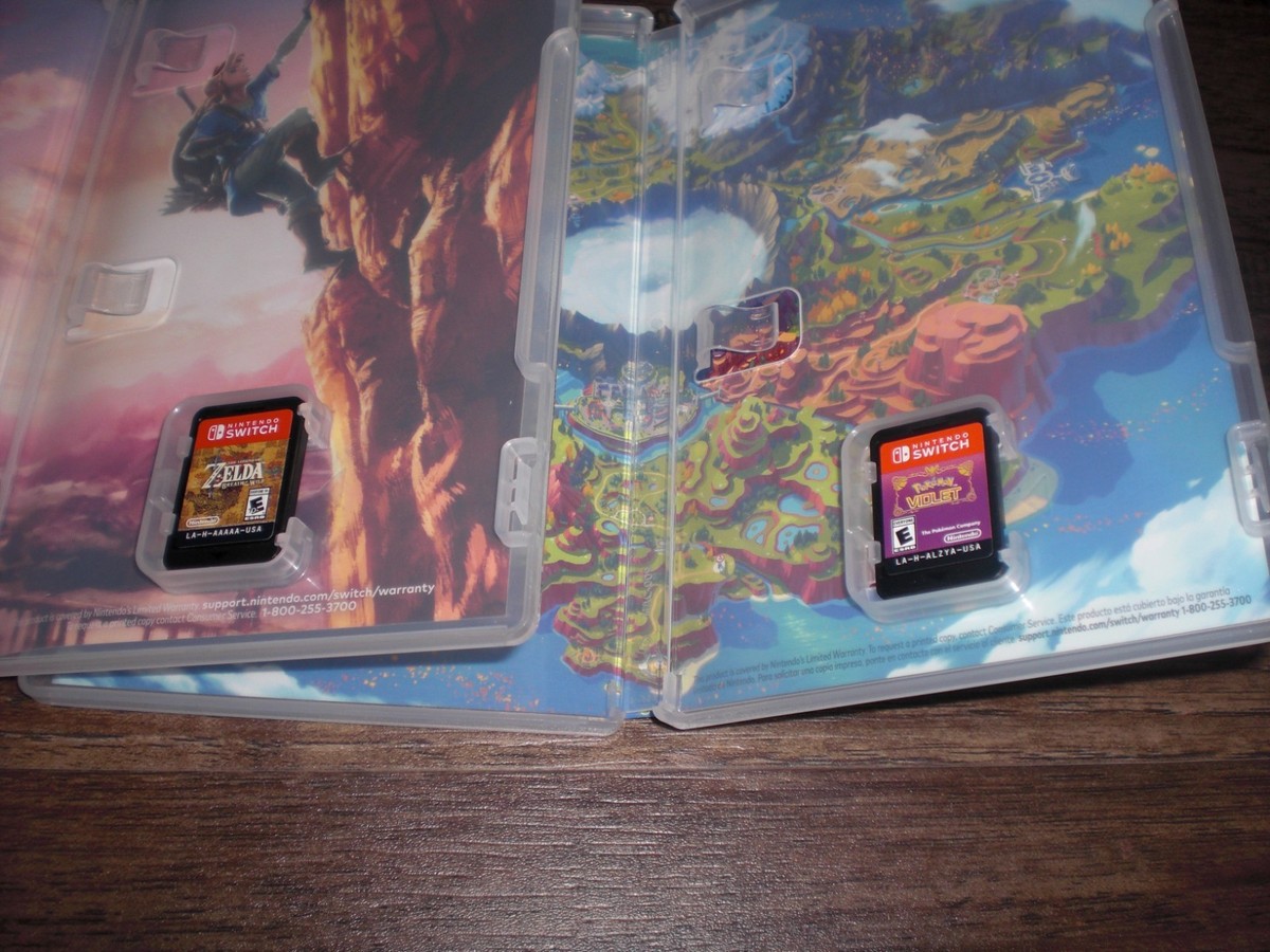 The Legend of Zelda: Breath of the Wild + Pokemon Violet Nintendo