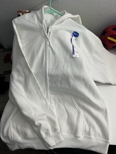 Gildan - G18600 - White Hoodie 2XL