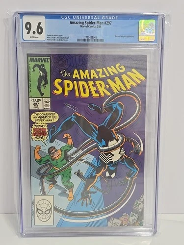 Amazing Spider-Man #297 CGC 9.6 Marvel Comics 1988 Doctor Octopus App WHITE PGS