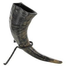Renaissance Medieval Spring Equinox Viking Celebration Drinking Horn Free Stand