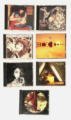 Kate Bush CDs Lot of 7 Sensual World Aerial Never For Ever Kick Inside Red Shoes