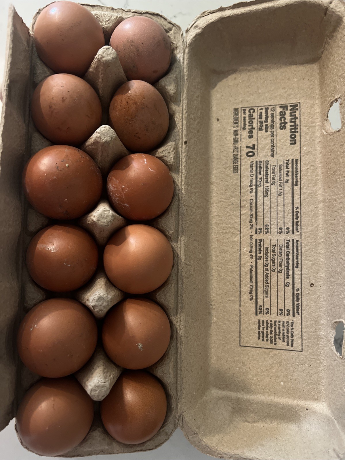 Redstar Chicken Hatching Eggs. Fresh Picked Everyday. Unwashed.