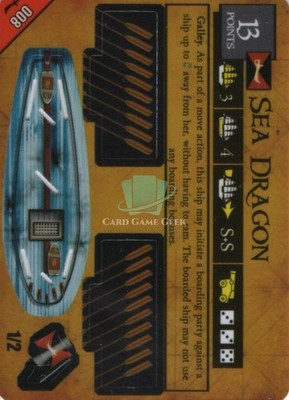 Sea Dragon - C8 - Barbary Coast - Piraten (WizKids)