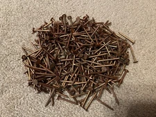 1 1/2” Smooth Plain Shank Copper Roofing Nails (2 Pounds)