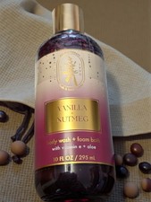 SEALED NEW Bath  Body Works Aromatherapy Vanilla  Nutmeg Body Wash  Foam Bath