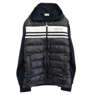 MONCLER i20918g00059 809kz FELPA APERTA CON CAP Sweat Switch Down Used LIFE-0