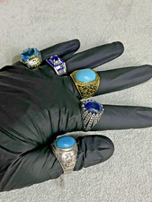 TURKISH RING MEN, BLUE HIGHEST QUALITY