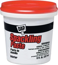 DAP Spackling Paste, White, 8 Oz (7079810200)