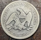 1858-O Seated Liberty Half Dollar Usa 🇺🇸 Historic Silver Coin 🪙