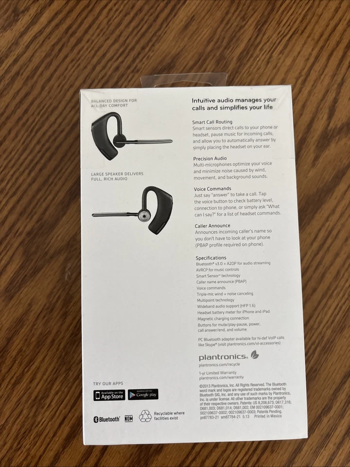Plantronics Voyager Legend Wireless Bluetooth Headset - Compatible with iPhone - Image 2 of 4