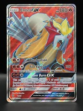 Near Mint 2017 Pokemon Shining Legends Entei GX 71/73 Full Art Ultra Rare