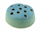 Vintage Van Briggle Pottery Flower Frog Ming Blue Excellent! L205