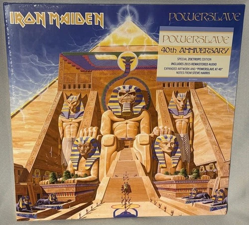 LP IRON MAIDEN Powerslave (ZOETROPE PICTURE Vinyl, EMI 2024) NEW MINT SEALED