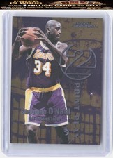 1999-00 SkyBox Dominion #5 TP Shaquille O'Neal / Michael Olowokandi 2 Point Play