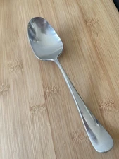 Yamazaki Stainless Satin HAFNIA Curved Up Round Tip PLACE SOUP SPOON 7 1/8"