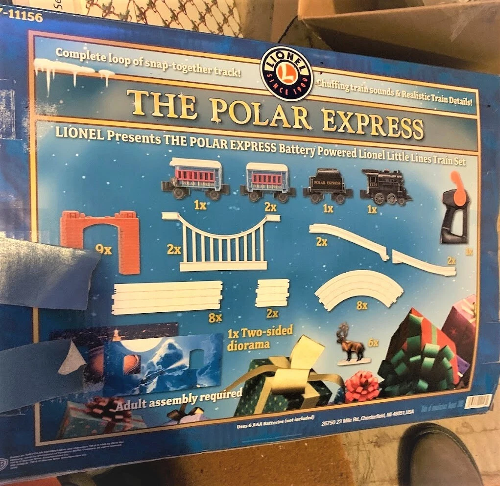 Lionel 7 11156 Little Lines Polar Express Train Set in Open Box eBay