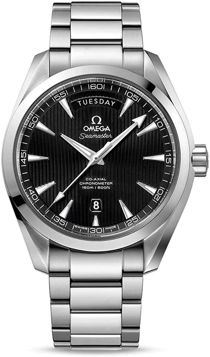 OMEGA SEAMASTER AQUA TERRA 150M CO AXIAL CHRONOMETER DAY DATE 41.5 MM BLACK