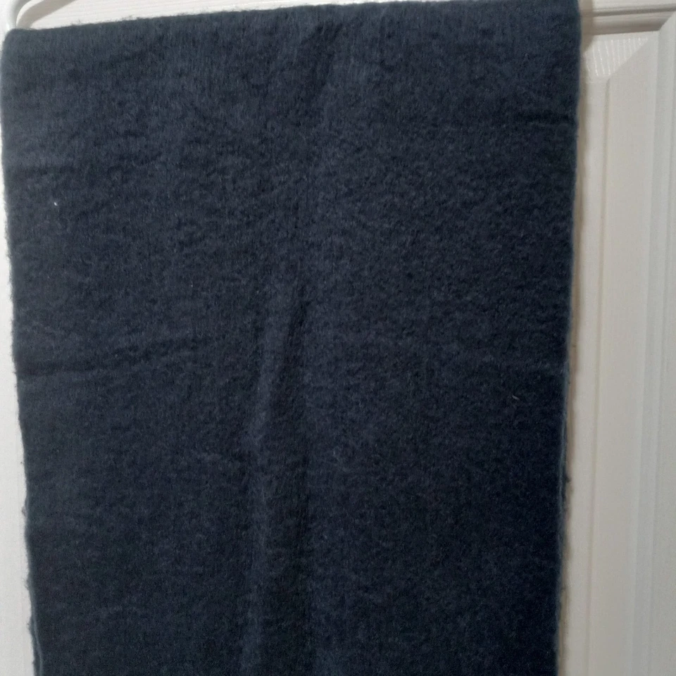 Новый с Ярлыками! J. CREW темно-синий полиэстер бахрома шарф надежном один размер теплый уютный повседневный зимний - Изображение 2 из 3