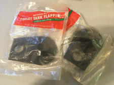 2-PACK Universal Fit Toilet Tank Flapper With Stainless Steel Chain