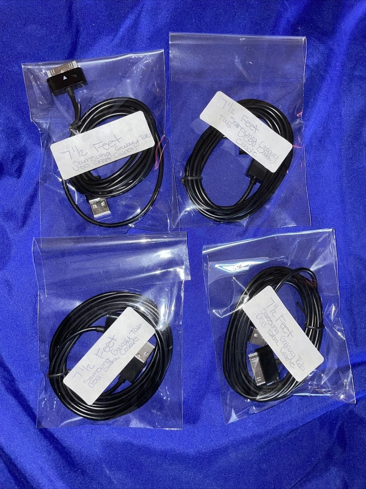 7 1/2 Inch Samsung Galaxy Tab USB Data Cable - Image 2 of 3