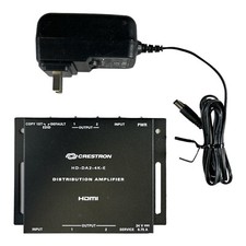 Crestron HD-DA2-4K-E HDMI Distribution Amplifier and Power Supply