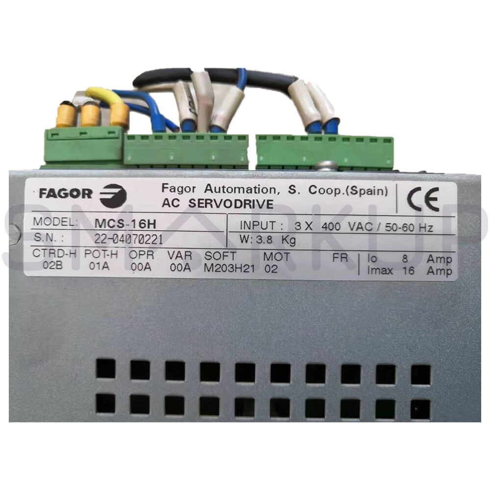Used & Tested FAGOR MCS-16H Servo Drive