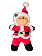 Cabbage Patch Christmas Santa Elf Stuffed Plush Toy Vintage 13” With Bell