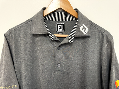 Tour Issued FootJoy Golf Polo Shirt Sponsor Mastercard MGM Resorts