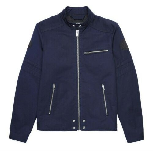 new mens DIESEL glory bikers jacket light padded size L RRP £225