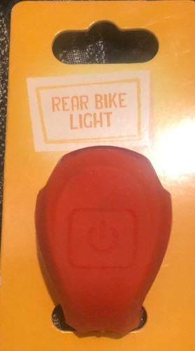 Halfords Silicon Rear Bike Light - Red 