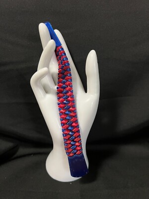 Blue/Red jester style Chotki/Plastic/handmade/3Dprinted/Size21cm 29gram