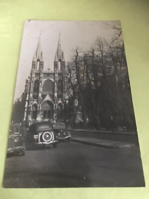 Seltene Ansicht der Kirche St. Vinzenz de Paul Reformes Marseille.  Frankreich.1939 P Karte