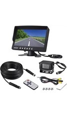 Truck Bus Kit Sistema Monitor Telecamera di Backup Digitale Wireless, Schermo DVR da 7 Pollici