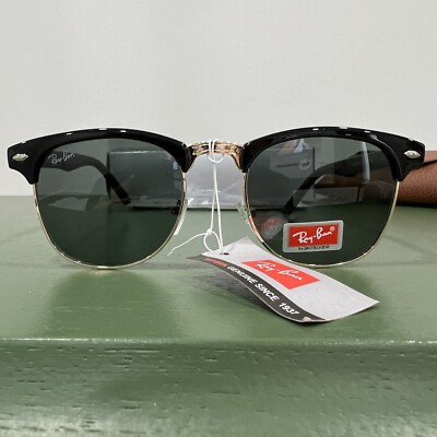 RAY-BAN RB3016 Clubmaster Classic POLARIZED 51-18-138 | eBay