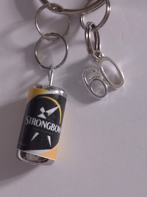 Novelty Mini Strongbow 60th Birthday Can Keyring