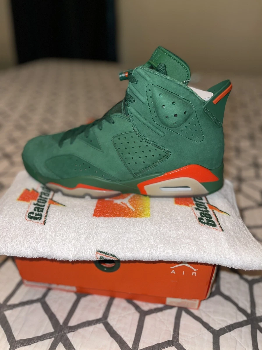 Size 9 - Jordan 6 Retro Gatorade Green