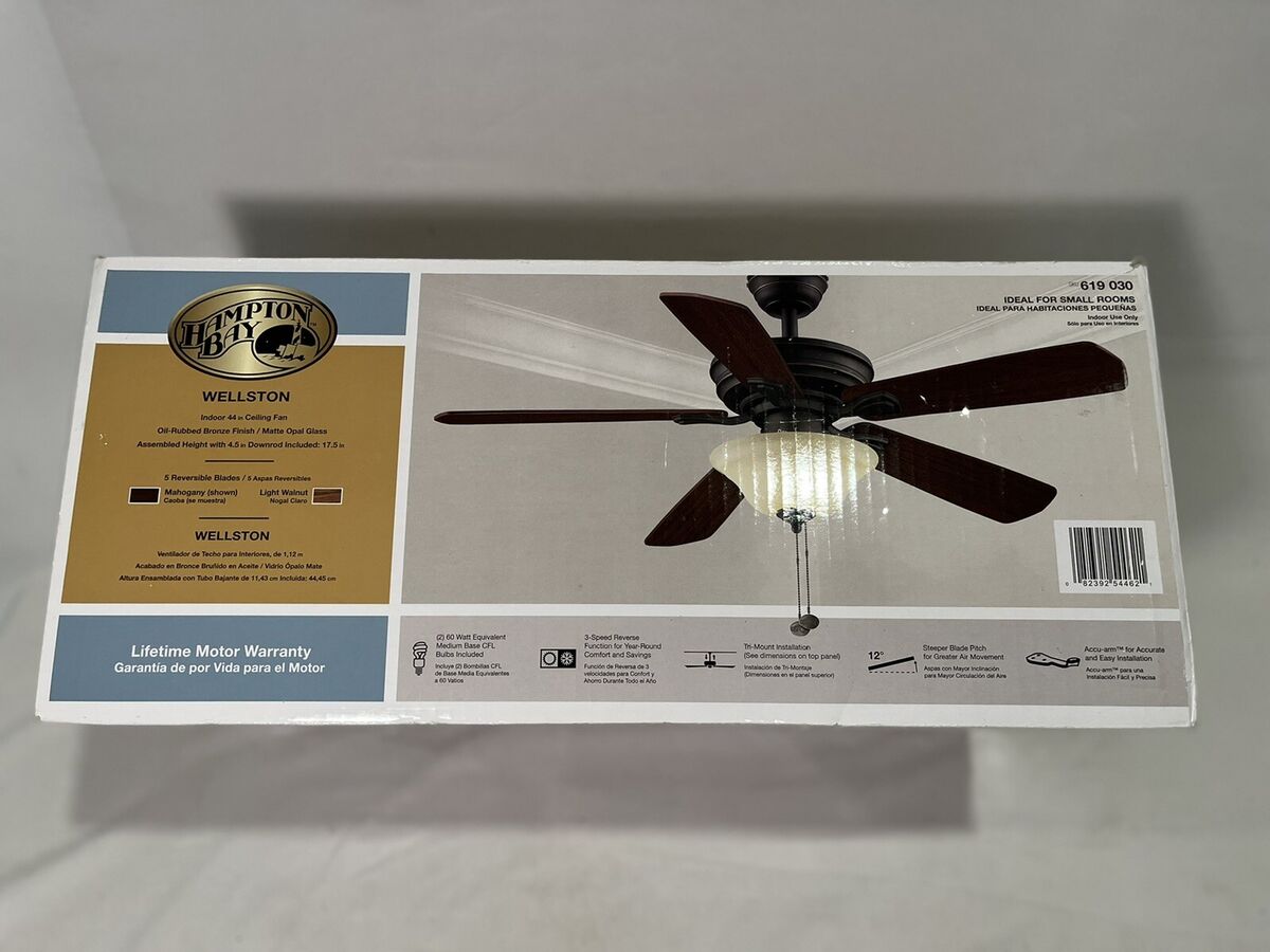 Hampton Bay Riley 44 Led Light 5 Blades Ceiling Fan