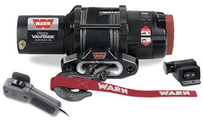 Warn ATV ProVantage 3500s Winch w/Mount09-10Polaris FullSize Ranger500