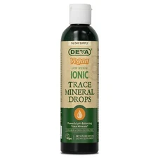 DEVA Trace Mineral Drops 8 Fl Oz Vegan Supplement 72 Ionic Minerals Sourced S...