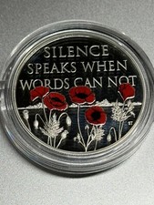 2017 UK Remembrance Day &pound;5 Proof Design Silver Coin - RARE FIND