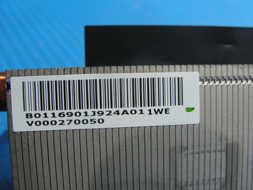Toshiba Satellite 15.6" C55DT-A5306 Genuine CPU Cooling Heatsink V000270050 - Picture 3 of 3