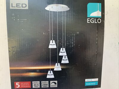 Eglo 94357a  Pancento 5 light LED Mini Pendant - Chrome new Free shipping