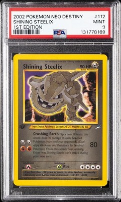 2002 POKEMON NEO DESTINY 1ST EDITION #112 SHINING STEELIX PSA 9 | eBay