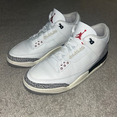 Size 10.5 - Jordan 3 Retro Mid White Cement Reimagined