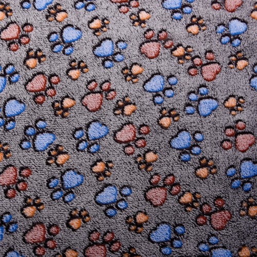 3xPet Dog Cat Puppy Kitten Soft Warm Sleep Mat Blankets Bed Cover with Paw Print - Picture 24 of 98
