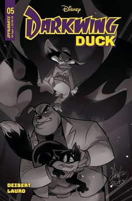 DARKWING DUCK #5 VARIANT CVR H 15 COPY INCV ANDOLFO B&W DYNAMITE