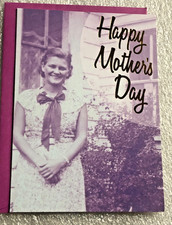 MOTHER'S DAY CARD RECYCLED PAPER GREETINGS "HAPPY MOTHER'S DAY INSERT..."