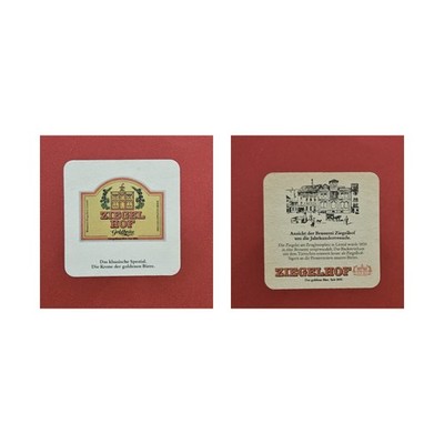 Ziegelhof Goldbräu Brauerei Bierdeckel Bier