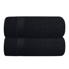 Cotton 2 Pack Oversized Bath Towel Set 28x55 inches, Large Bath Towels, Ultra...