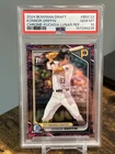 2024 Konnor Griffin Bowman Draft Chrome Fuchsia Lunar Refractor /199 PSA 10
